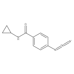 4-Azido-n-cyclopropylbenzamide结构式