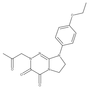8-(4-ethoxyphenyl)-2-(2-oxopropyl)-7,8-dihydroimidazo[2,1-c][1,2,4]triazine-3,4(2H,6H)-dione Structure