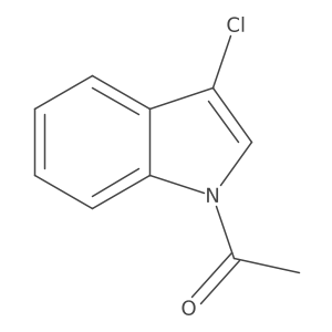 1-Acetyl-3-chloroindole Structure