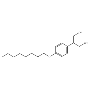 2-[4-(Octyloxy)phenyl]-1,3-propanediol Structure
