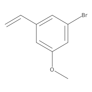 1-Bromo-3-methoxy-5-vinylbenzene Structure