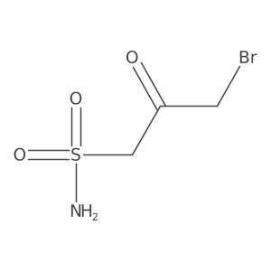 3-Bromo-2-oxopropane-1-sulfonamide结构式