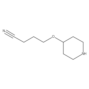 4-(4-Piperidinyloxy)butanenitrile结构式