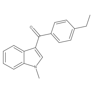 (4-Ethylphenyl)(1-methyl-1H-indol-3-yl)methanone Structure