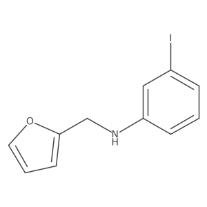 N-(furan-2-ylmethyl)-3-iodoaniline Structure