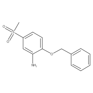 2-(Benzyloxy)-5-methanesulfonylaniline Structure