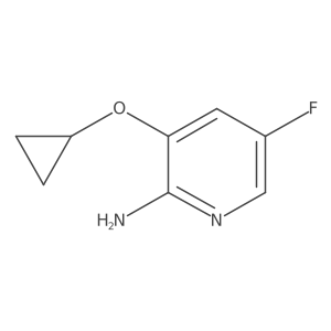 3-Cyclopropoxy-5-fluoropyridin-2-amine Structure