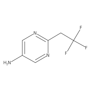 2-(2,2,2-Trifluoroethyl)pyrimidin-5-amine Structure