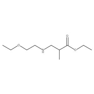Ethyl 3-[(2-ethoxyethyl)amino]-2-methylpropanoate Structure