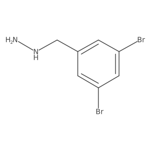 [(3,5-Dibromophenyl)methyl]hydrazine结构式