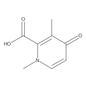 1,4-Dihydro-1,3-dimethyl-4-oxo-2-pyridinecarboxylic acid结构式