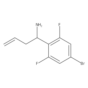 1-(4-Bromo-2,6-difluorophenyl)but-3-EN-1-amine Structure