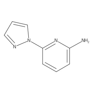 2-Amino-6-(1H-pyrazol-1-yl)pyridine Structure
