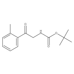Tert-butyl (2-oxo-2-(o-tolyl)ethyl)carbamate Structure