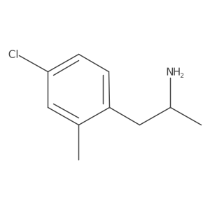 (2R)-1-(4-chloro-2-methylphenyl)propan-2-amine结构式