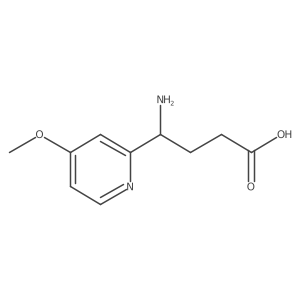 4-Amino-4-(4-methoxypyridin-2-yl)butanoic acid Structure