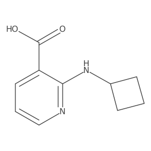 2-(Cyclobutylamino)nicotinic acid Structure
