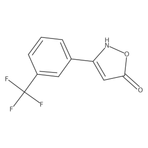 3-[3-(Trifluoromethyl)phenyl]-1,2-oxazol-5-ol Structure