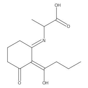 Alanine, N-[3-oxo-2-(1-oxobutyl)-1-cyclohexen-1-yl]-结构式