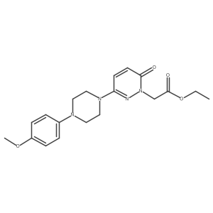 ethyl {3-[4-(4-methoxyphenyl)piperazin-1-yl]-6-oxopyridazin-1(6H)-yl}acetate Structure