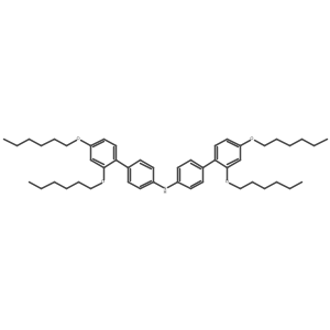 Bis(2',4'-bis(hexyloxy)biphenyl-4-yl)amine结构式