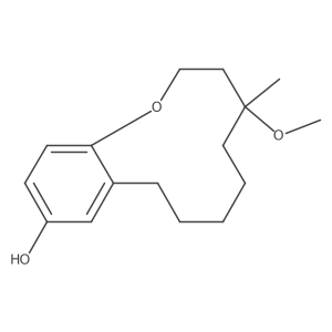 1-Benzoxacycloundecin-11-ol, 2,3,4,5,6,7,8,9-octahydro-4-Methoxy-4-Methyl-结构式