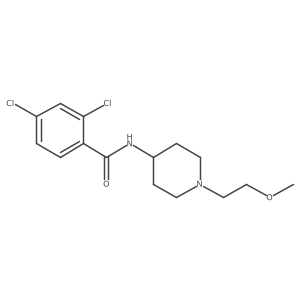 2,4-Dichloro-N-[1-(2-methoxyethyl)piperidin-4-YL]benzamide结构式