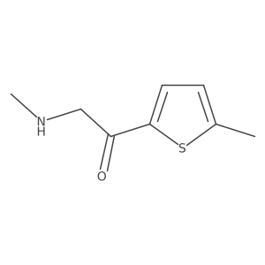 2-(Methylamino)-1-(5-methylthiophen-2-yl)ethan-1-one结构式