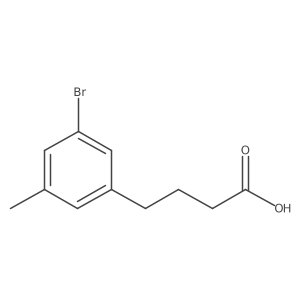 4-(3-Bromo-5-methylphenyl)butanoic acid Structure