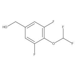 3,5-Difluoro-4-(difluoromethoxy)benzylalcohol结构式