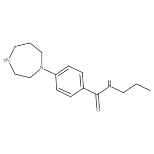 Benzamide, 4-(hexahydro-1H-1,4-diazepin-1-yl)-N-propyl-结构式
