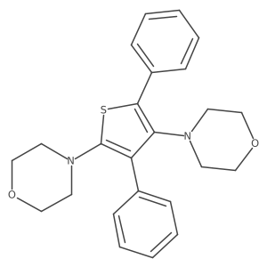 Morpholine, 4,4a(2)-(3,5-diphenyl-2,4-thiophenediyl)bis-结构式