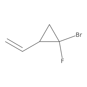 1-Bromo-1-fluoro-2-vinylcyclopropane Structure
