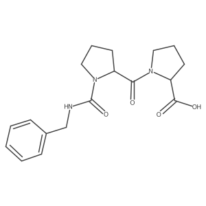 N-(Benzylaminocarbonyl)-L-prolyl-L-proline结构式