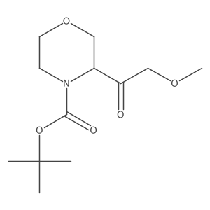 Tert-butyl 3-(2-methoxyacetyl)morpholine-4-carboxylate Structure