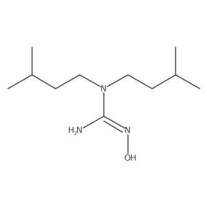 N-hydroxy-N',N'-bis(3-methylbutyl)guanidine结构式