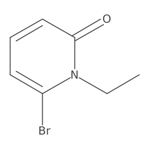 6-Bromo-1-ethylpyridin-2-one Structure