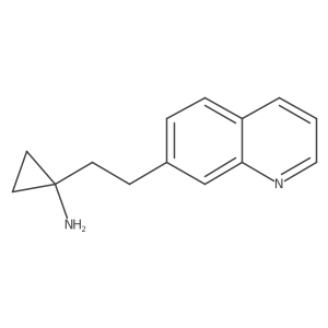 1-[2-(Quinolin-7-yl)ethyl]cyclopropan-1-amine结构式
