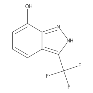 3-(Trifluoromethyl)-1H-indazol-7-ol结构式