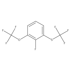 1-Fluoro-2-trifluoromethoxy-6-(trifluoromethylthio)benzene结构式