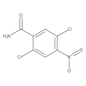 2,5-Dichloro-4-nitrobenzamide Structure