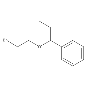 [1-(2-Bromoethoxy)propyl]benzene结构式