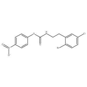 4-Nitrophenyl (2-bromo-5-chlorophenethyl)carbamate结构式