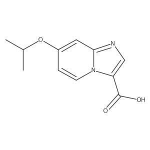 7-Isopropoxyimidazo[1,2-a]pyridine-3-carboxylic acid Structure