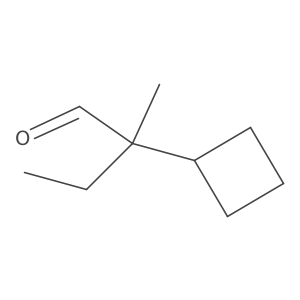 2-Cyclobutyl-2-methylbutanal Structure