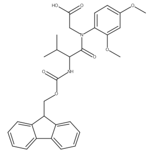 Fmoc-Val-Gly(DMB)-OH Structure
