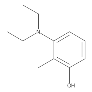 3-(Diethylamino)-2-methylphenol结构式