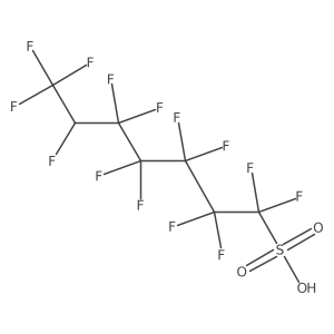6H-Perfluoroheptanesulfonic acid结构式