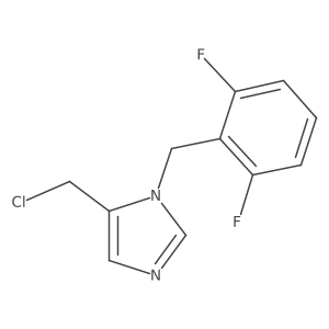 5-(chloromethyl)-1-(2,6-difluorobenzyl)-1H-imidazole Structure