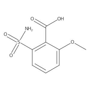 2-Methoxy-6-sulfamoylbenzoic acid结构式